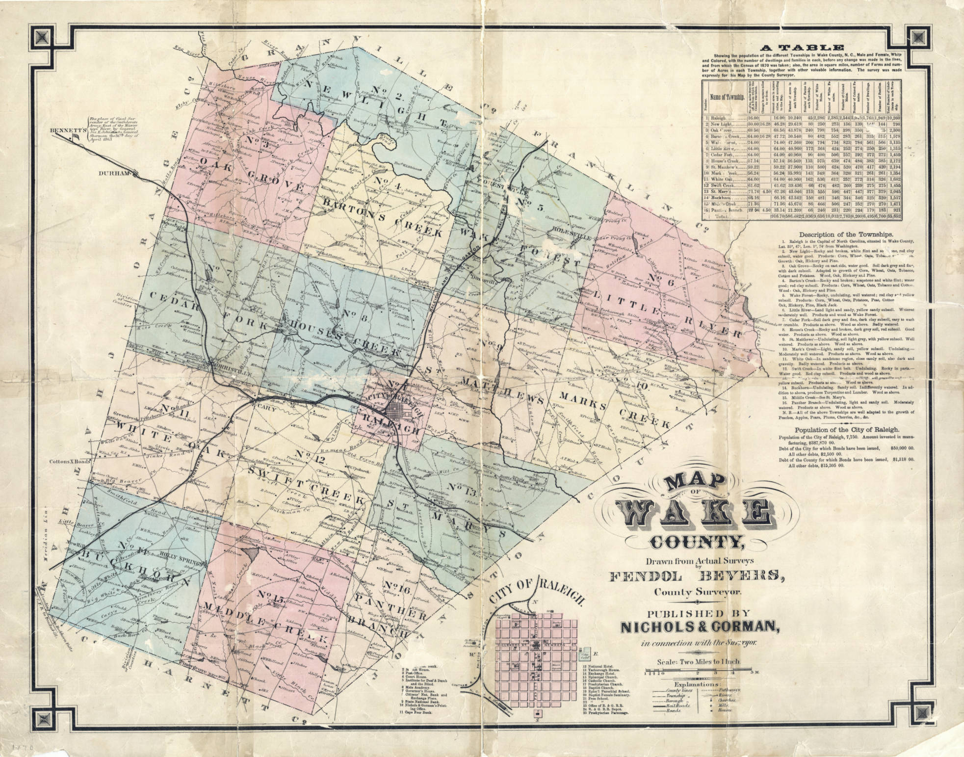 North Carolina Historical Maps - North Carolina Genealogical Society