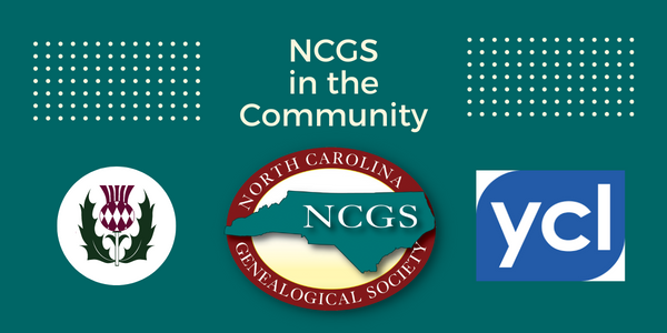 NCGS In The Community - North Carolina Genealogical Society